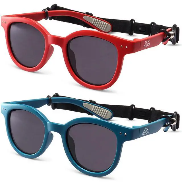Main image of Kids Toddler Sunglasses Age 2-4/3-5 Boys Girls Polarized UV Protection Sun Glasses for Age 2-8