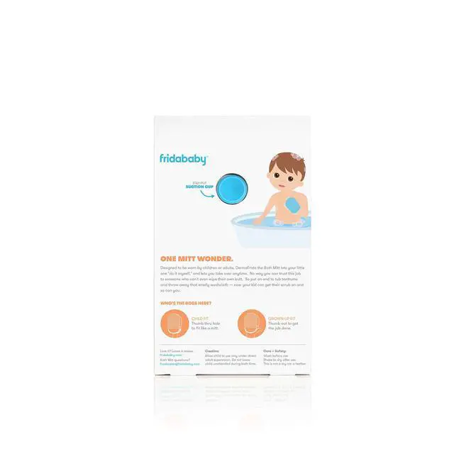 Alt view image 4 of 5 - Baby DermaFrida The Bath Mitt, Toddler Body Bath Brush, Silicone | Quick-Dry Silicone Washcloth Replacement, Fits Parent or Child for Early Development