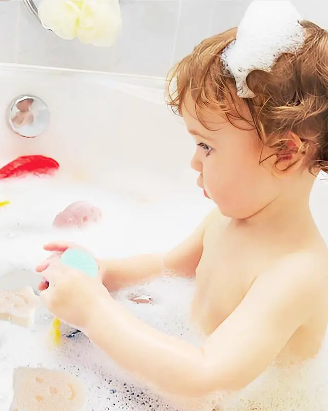 Alt view image 7 of 7 - Konjac Baby Sponges, 5Pcs Natural Cute Shapes for Infants | Plant-based, extra soft sponges for toddler and kids bath time, gentle for daily use.