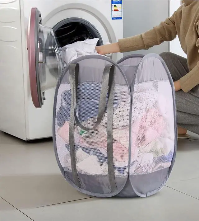 Alt view image 5 of 6 - with strong handles Laundry Hamper
