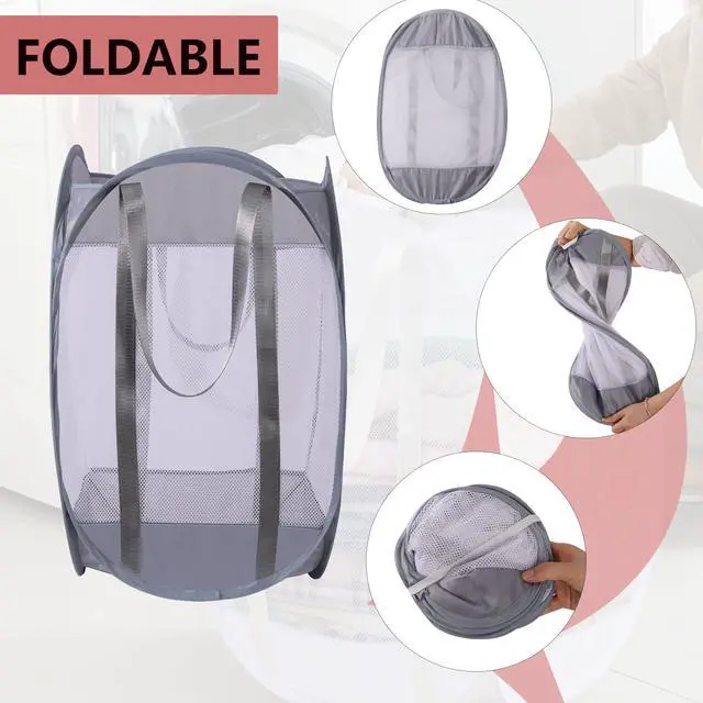 Alt view image 4 of 6 - with strong handles Laundry Hamper