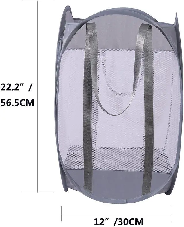 Alt view image 6 of 6 - with strong handles Laundry Hamper