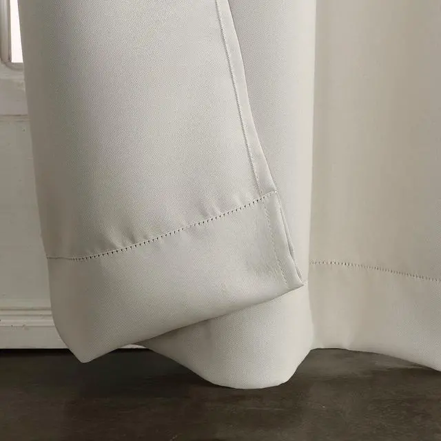Alt view image 3 of 6 - Easton Energy Saving Blackout Grommet Curtain Panel, 40" x 95", Pearl