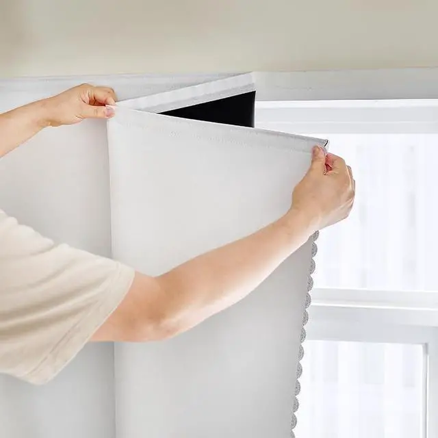 Main image of 100% Blackout Self Adhesive Curtains Small Window