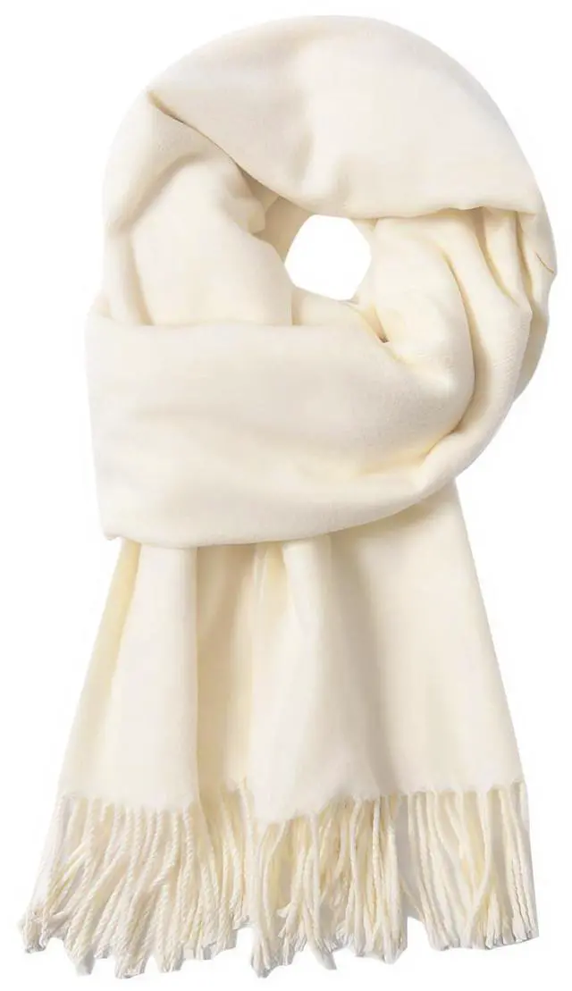Main image of Winter Scarf for Women Cold Weather - Soft Warm Shawls Scarves with Tassels | Soft warm winter scarf for women with tassel design, 78.7''×26.8'' size, cozy cold weather shawl for daily wear