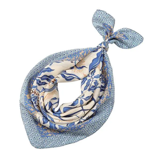 Alt view image 4 of 6 - Womens Head Hair Scarf Like Satin Silk Scarf Sleeping Hair Wrapping Night 27.5"