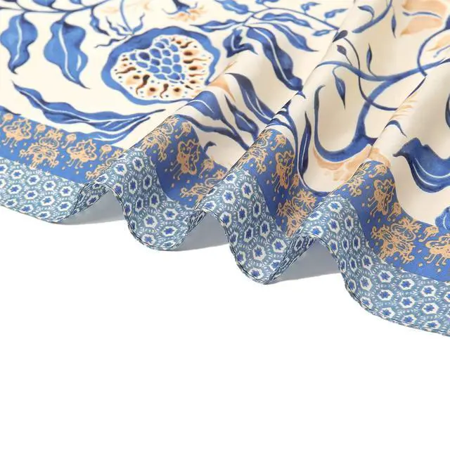 Alt view image 5 of 6 - Womens Head Hair Scarf Like Satin Silk Scarf Sleeping Hair Wrapping Night 27.5"