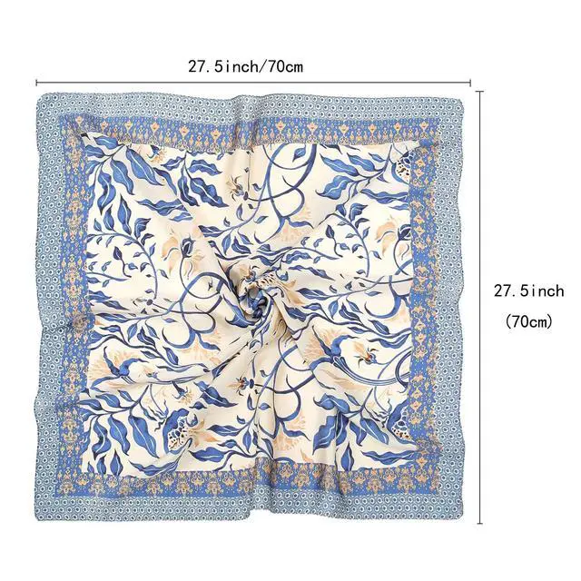 Alt view image 6 of 6 - Womens Head Hair Scarf Like Satin Silk Scarf Sleeping Hair Wrapping Night 27.5"