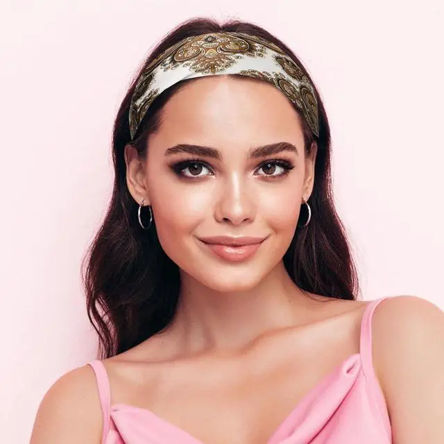 Alt view image 3 of 7 - Head Hair Scarf for Women Like Satin Silk Scarf Bandana | Hair Wrapping Night, Large Square Scarves 27.5", Fashion Neck Scarves