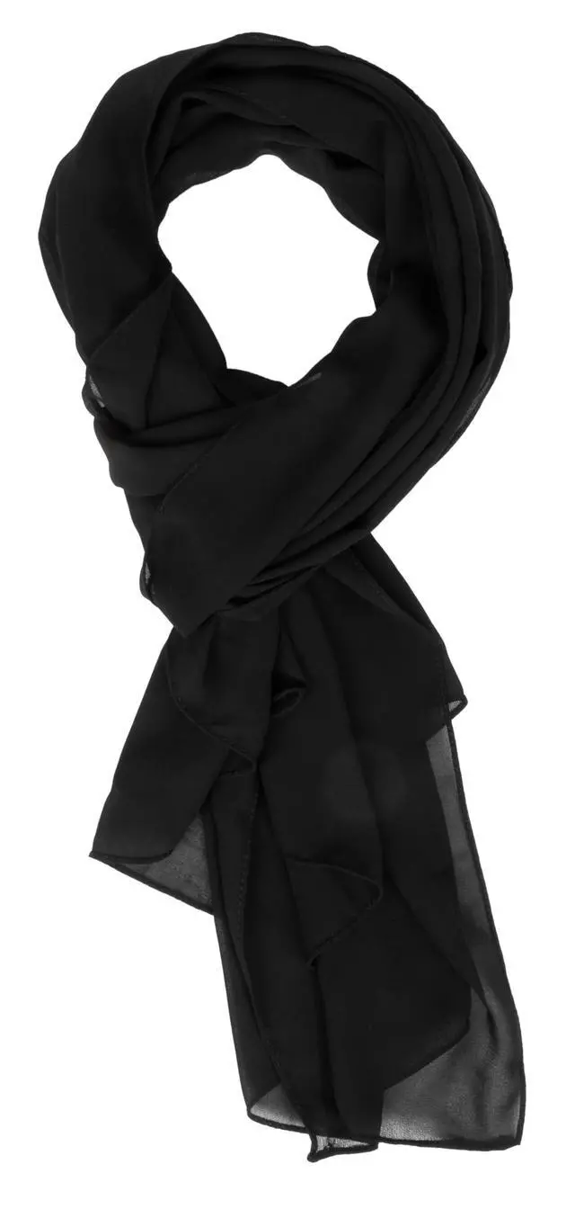 Alt view image 5 of 7 - Women Lightweight Chiffon Scarf Breathable Solid Color Sun-proof Shawls | Long Chiffon Shawl for Evening Dress,Sun Protection Shawl,Versatile Scarf Head Wrap