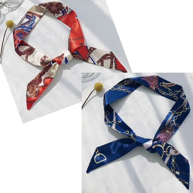 Alt view image 6 of 7 - 2/6/10Pack Scarf Bags for Women Handbag Scarfs Band Hair Neck Scarves Fashion Gifts
