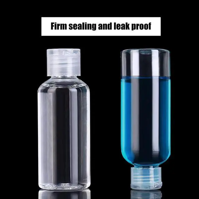 Alt view image 3 of 7 - 5 Pack 3.4oz Empty Plastic Travel Bottles for Toiletries TSA Approved Leak Proof Squeezable Travel Size Containers Travel Essentials Accessories, clear