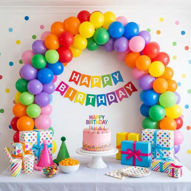 Alt view image 7 of 7 - Rainbow Balloons 120pcs Party Balloons for Birthday Decorations | Thick Latex Rainbow Balloons Bulk for Back to School Birthday Party Decorations Baby Shower, Assorted Colors 120pcs 12 Inch