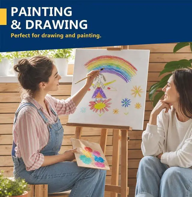Alt view image 3 of 7 - Craft Paper Roll 17.5" x 1,200" (100') White Kraft Easel Paper for Gift Wrapping Bulletin Board Art Bouquet Flower Packing Moving Shipping Floor Covering Table (White, 17.5" x 100')