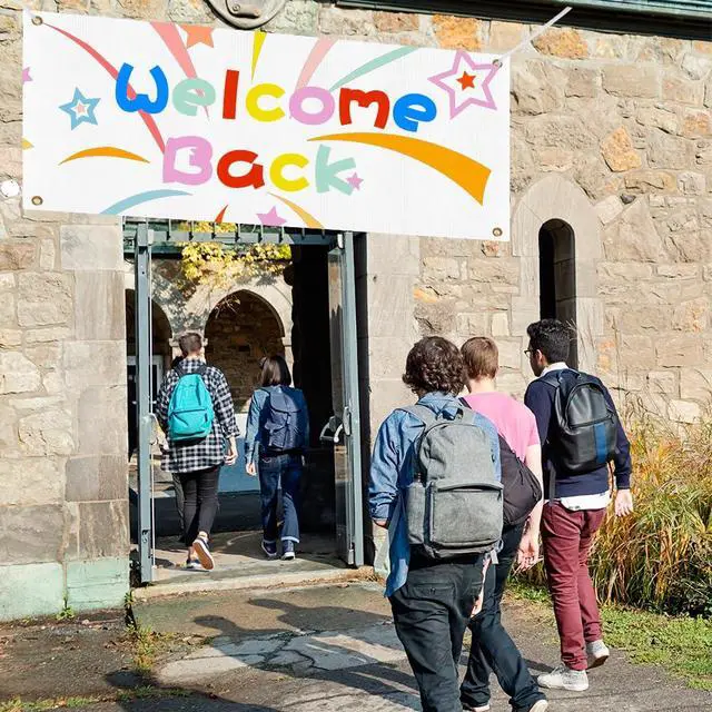 Alt view image 6 of 7 - Large Banners and Signs, Vinyl Banner Blank 2x6 Ft, White Polyester Oxford Cloth Blank Banners, Sublimation DIY Banner with Rope for Indoor Wall Outdoor Business Office Party Supply