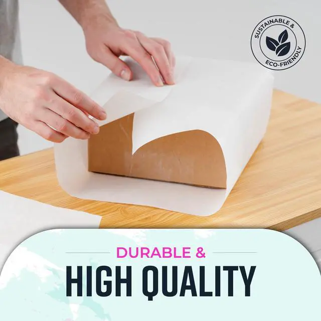 Alt view image 5 of 7 - 18x1200 (100) White Wrapping Paper Kraft Paper Roll for Painting, Drawing, Banner, Bulletin Board, Easel Use, Floor Covering, Packaging, Shipping, Arts & Crafts Made in USA