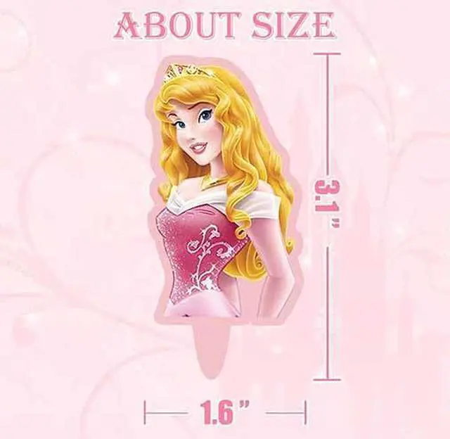 Alt view image 3 of 5 - 30 Pcs Cute Princess Cartoon Cake Toppers, Cupcake Decorations Birthday Cake, Cute Anime Princess Toppers for Muffin Waffles, Cake Scenographic Party Theme Cartoon for Children Girls