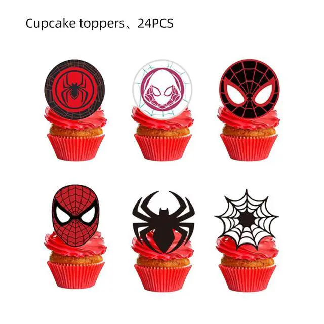 Alt view image 3 of 3 - 25PCS Cake Toppers Cupcake Toppers Cake Decorations Birthday Party Supplies Decorations (Style 5)