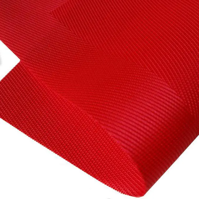 Alt view image 4 of 7 - Panda Vinyl Placemats Heat-Resistant Table Mats Washable Easy Clean Plastic Placemats for Dining Table Set of 4 (Red)