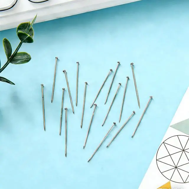Alt view image 7 of 7 - 500Pcs Straight PinsStainless Steel Head Pins Dressmaker Pins Fine Satin Pin for Crafts, Sewing Pins for Fabric Dressmaker Pin for Sewing and Craft, Jewelry Making.