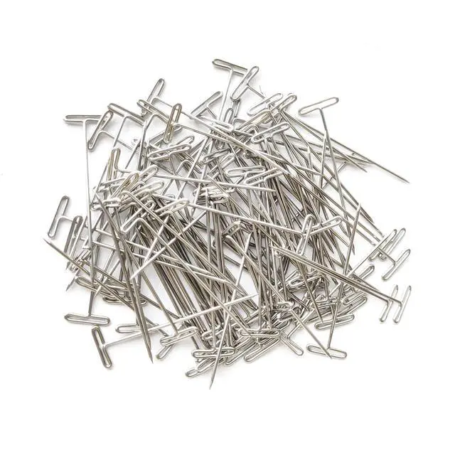 Alt view image 2 of 7 - T-Pins, 100 Pack 2 Inch - For Knitting, Wigs, Sewing & Office Wall