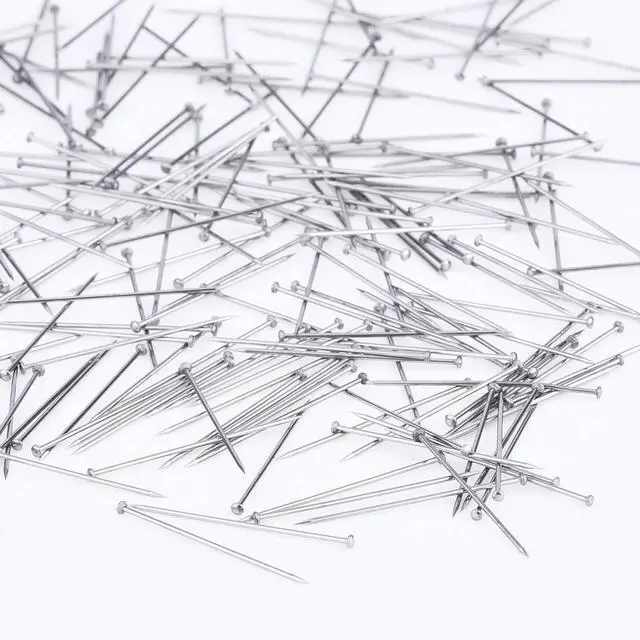 Alt view image 6 of 6 - 4000 Pieces 1 1/16 Inch Head Pins Diamond Head for Sewing Craft | Stainless Steel Straight, Fine Satin Needles for Dressmaker, Jewelry Making, Bouquet Assembly, Fabric Work and DIY Projects