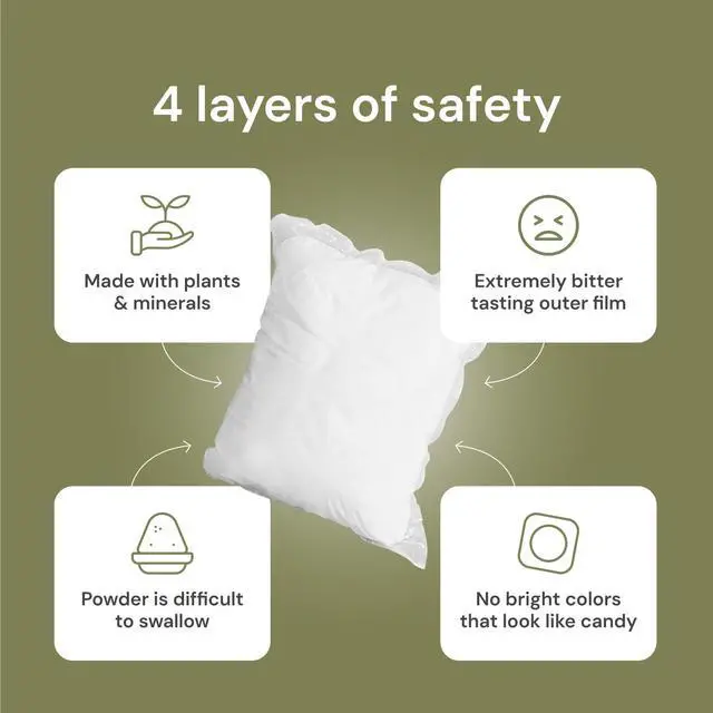 Alt view image 4 of 6 - Stoneworks Laundry Detergent Pods, 50 Count, Oak Tree | EPA Safer Choice; Plant & Mineral-Based; Fights stains; Eliminates odors; Softens naturally; No Harsh Chemicals