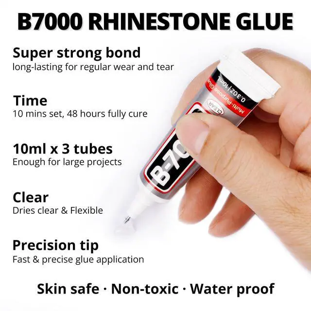 Alt view image 5 of 7 - 33000Pcs Black Rhinestones for Bedazzling, Different Size 2,3,4,5,6mm Flatback Gems Bedazzler Kit with B7000 Glue, Resin Flat Back Crystal Diamond Gemstone Rhine Stone Jewel for Crafting Clothing