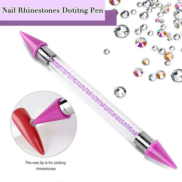 Alt view image 3 of 7 - 3348PCS Rhinestones Crystal AB Rhinestones for Nail with 5Pcs 3ml B7000 Jewelry Glue and Pick Up Tweezers and Nail Rhinestone Picker, Nail Art Tools,Stocking Stuffers Gifts for Women
