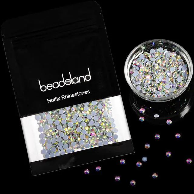Alt view image 5 of 6 - Hotfix Rhinestones, Crystal AB, SS10, 2880pcs | Hot Fix Crystals for Crafts Clothes, DIY Decoration, 2.7-2.9mm.