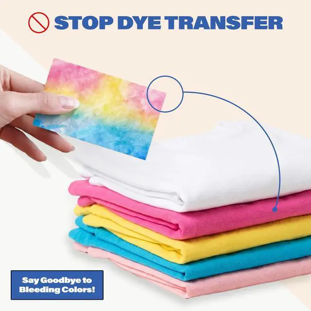 Alt view image 7 of 7 - Color Catchers for Laundry - Protects Clothes with Color Dye Catcher,Run Remover, Color Grabbing and Color Bleed Remover for Clothes - 40 Sheets