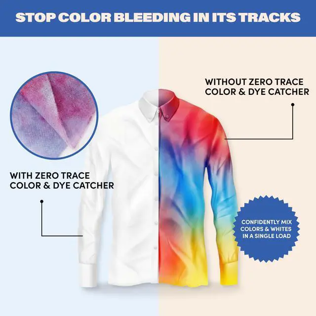 Alt view image 4 of 7 - Color Catchers for Laundry - Protects Clothes with Color Dye Catcher,Run Remover, Color Grabbing and Color Bleed Remover for Clothes - 40 Sheets