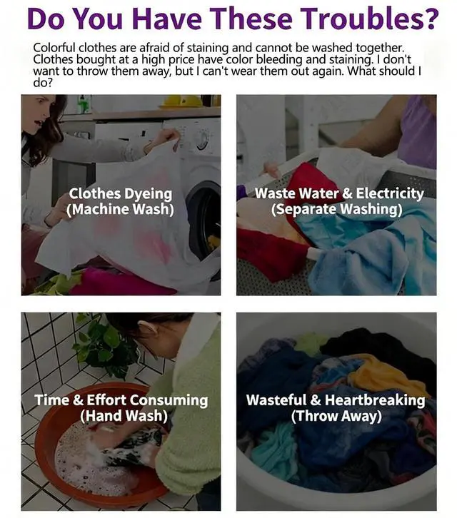 Alt view image 5 of 7 - Free Dye Catcher Sheets for Laundry - 90 Count, Color Grasper & Dye Guard, Prevents Color Bleeding & Transfer, In-Wash Sheets Essential for Protecting Clothes (1, 90OZ)