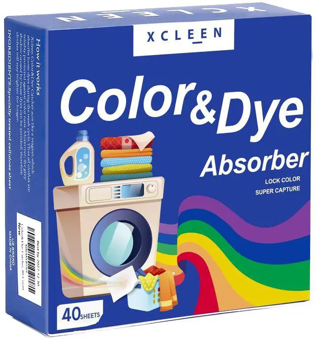 Main image of Color Absorber for Laundry-Protect Your Clothes from Color Bleed and Stains-40 Count