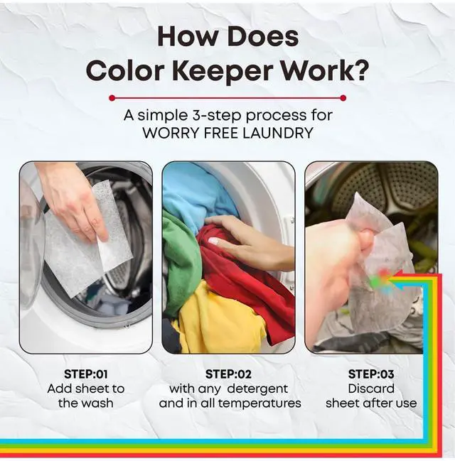 Alt view image 2 of 6 - Dye-Trapping Laundry-Saving Sheets | 120 Value Pack | Fragrance Free | Bleach-free Protection for Mixed Laundry
