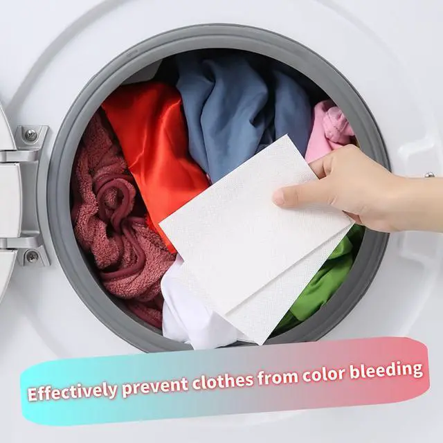 Alt view image 4 of 7 - Color catcher Color Catcher Sheets for Laundry, Allow mixed washes, Prevent color runs, and Maintain original color of clothing, 50 Count - Pack of 4 (200 Total Sheets)Color catchers for laundry