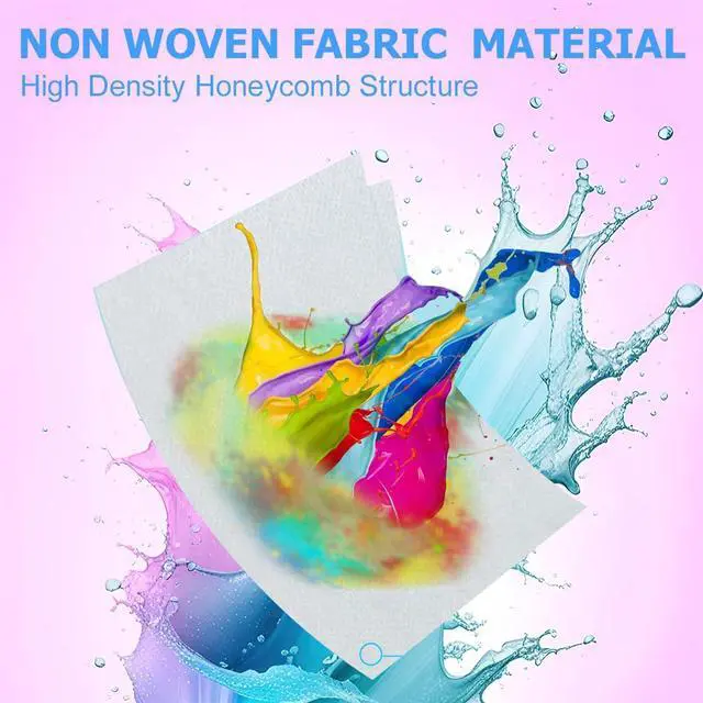 Alt view image 2 of 7 - Color Absorber Color Catcher Sheet for Laundry 50 Count Dye Grabber Sheets for Washing Mixed Cloth Home Use