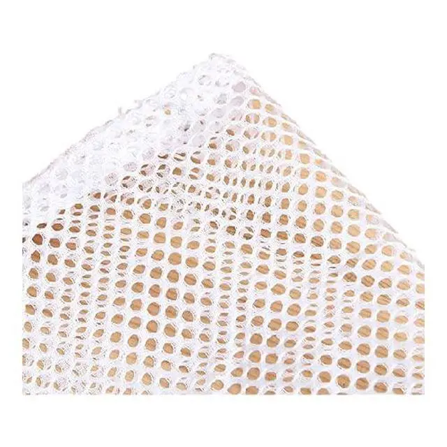 Alt view image 4 of 4 - Small Commercial Mesh Laundry Bag with Handle and Drawstring for Dormitory, Travelling, College,Apartment, Camping, RV, Machine Washable, Hanging Mesh Bag,20×17inc