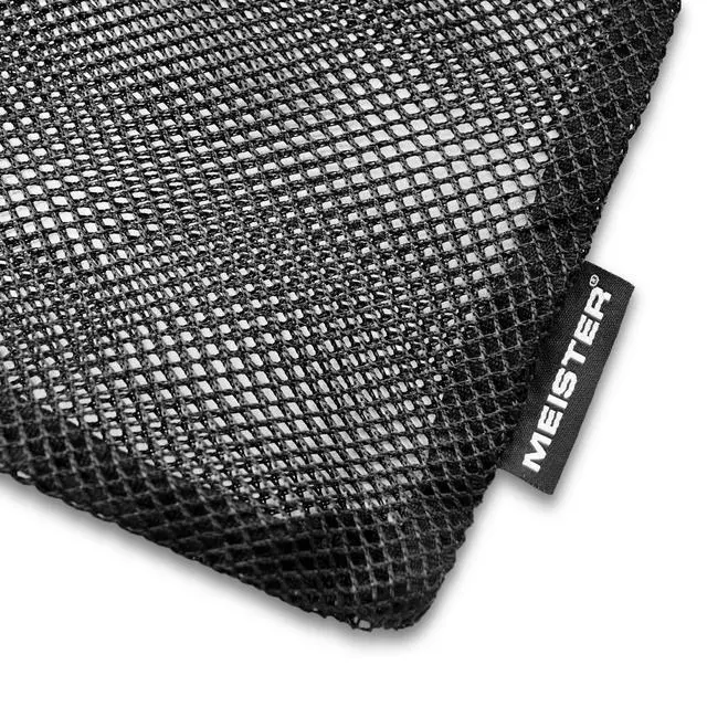 Alt view image 5 of 6 - Athlete Wash Bag - Mesh Sports Laundry Bag w/Zipper Lock - Black