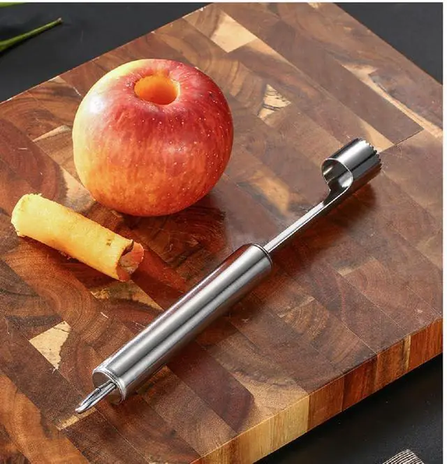 Alt view image 6 of 7 - Fruit and Vegetable Corer Tool, Multi-Function Stainless Corer and Pitter Remover Set for Apple, Pear, Cherry, Jujube, Red Dates, Berry, Chili, Jalapeno Pepper, Tomato, potato - 6 Pieces