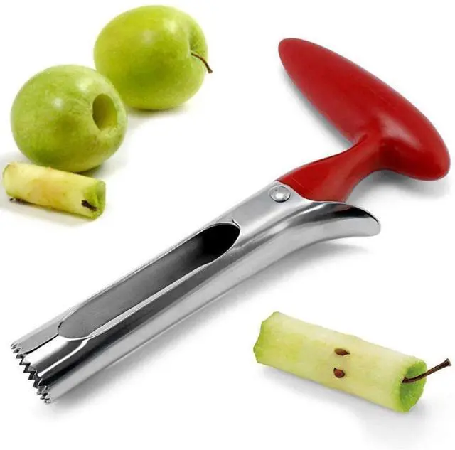 Main image of apple Corer, Stainless Steel Kitchen Gadget Tool Fruit Seeder Core Remover Fruit Vegetable Tools Apple Pear Corer Easy Twist Fruits Tools Core Seed Remover