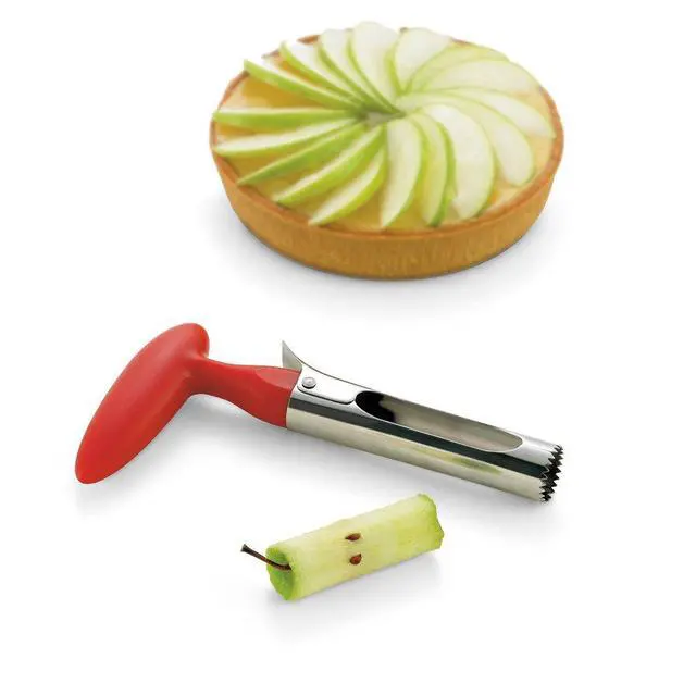 Alt view image 2 of 7 - apple Corer, Stainless Steel Kitchen Gadget Tool Fruit Seeder Core Remover Fruit Vegetable Tools Apple Pear Corer Easy Twist Fruits Tools Core Seed Remover