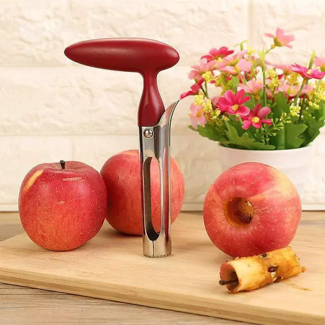 Alt view image 3 of 7 - apple Corer, Stainless Steel Kitchen Gadget Tool Fruit Seeder Core Remover Fruit Vegetable Tools Apple Pear Corer Easy Twist Fruits Tools Core Seed Remover