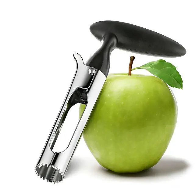 Main image of Apple Corer, Ergonomics Handle with Sharp Serrated Blade Core Remover Tool | Sturdy and Easy to Use, Dishwasher Safe, for Remove Apple and Pear Core, Kitchen Gadget