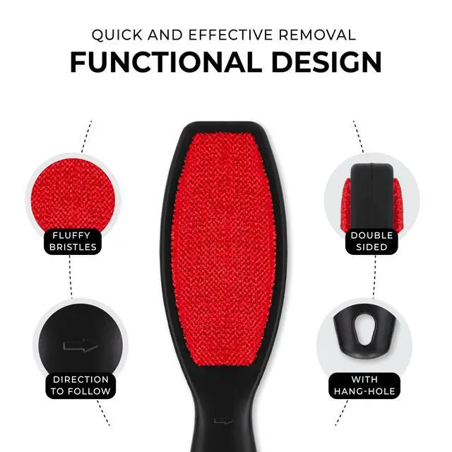 Alt view image 2 of 7 - 2 Pack Double-Sided Lint Brushes, Pet Hair Remover