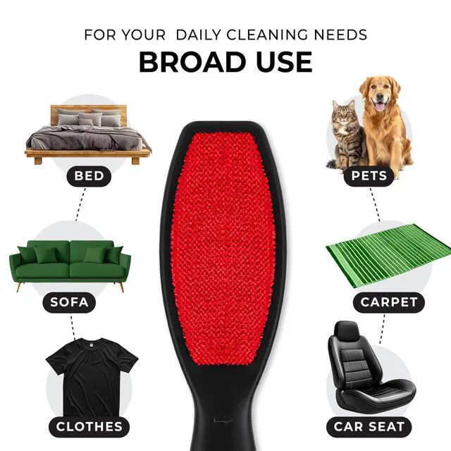 Alt view image 3 of 7 - 2 Pack Double-Sided Lint Brushes, Pet Hair Remover