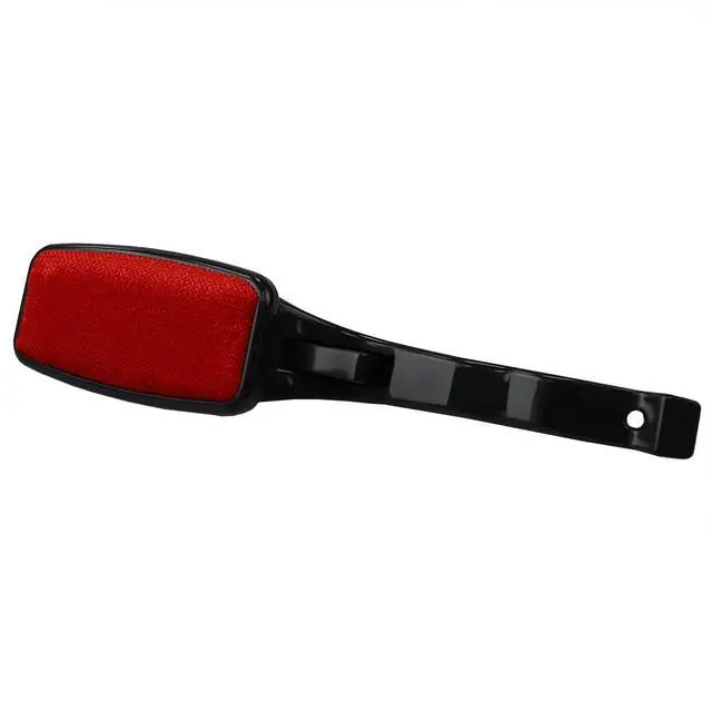 Alt view image 2 of 7 - Lint Remover for Pet Hair by Home Basics: Swiveling Lint Brushes for Clothes and Furniture | Plastic Garment Brush (Red)