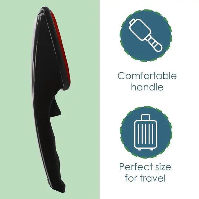 Alt view image 5 of 7 - Lint Remover for Pet Hair by Home Basics: Swiveling Lint Brushes for Clothes and Furniture | Plastic Garment Brush (Red)