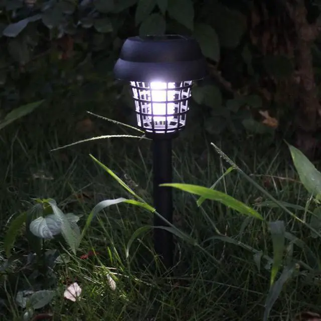 Alt view image 6 of 7 - Outdoor Bug Zapper for Lawn, Solar Mosquito Repellent Mosquito Zapper Killer Waterproof Lamp Repellent for Outdoor Patio Garden Lawn Pathway (2 Packs)
