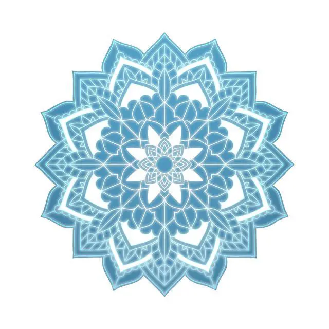 Alt view image 2 of 7 - Static Window Cling Decals, Mandala, 4 Pieces | Alert People or Birds from Hitting Windows Glass Doors, Anti Window Strike Collision
